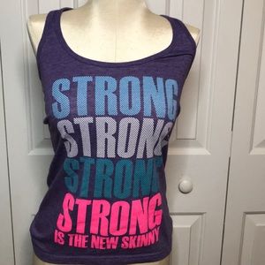 Strong is the new skinny workout tank